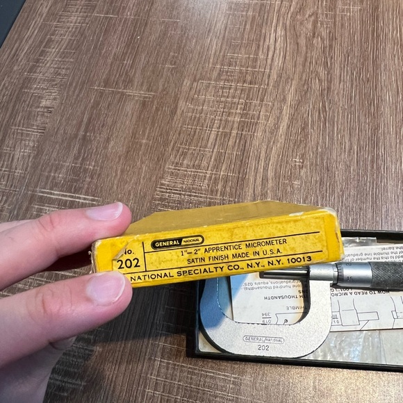 General 202 Outside Micrometer 1”- 2” Model‎ 202 Made in USA - Picture 10 of 10